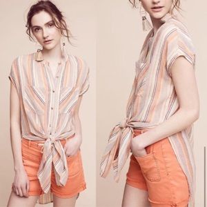 Anthropologie Holding Horses 100% Cotton Merida Tunic